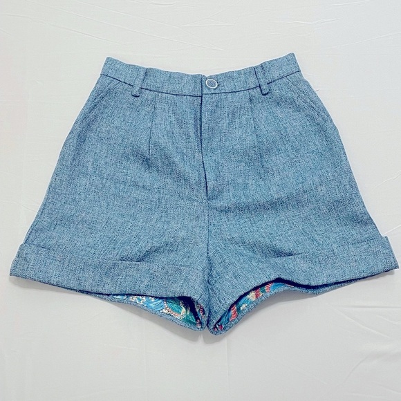 Blackmilk limited Tweed blue shorts nwt - Picture 9 of 13